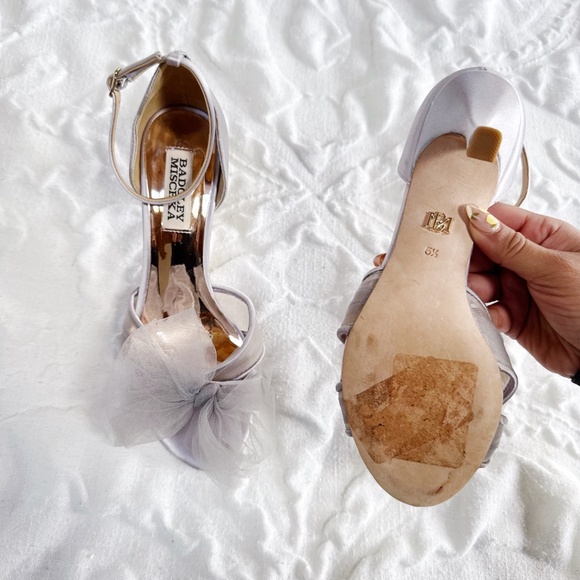 Badgley Mischka Terris Heels Size 5.5 $215 - Picture 6 of 10